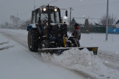 Снегоуборочная техника активно работает