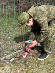 Работа волонтеров Ванновского поселения.